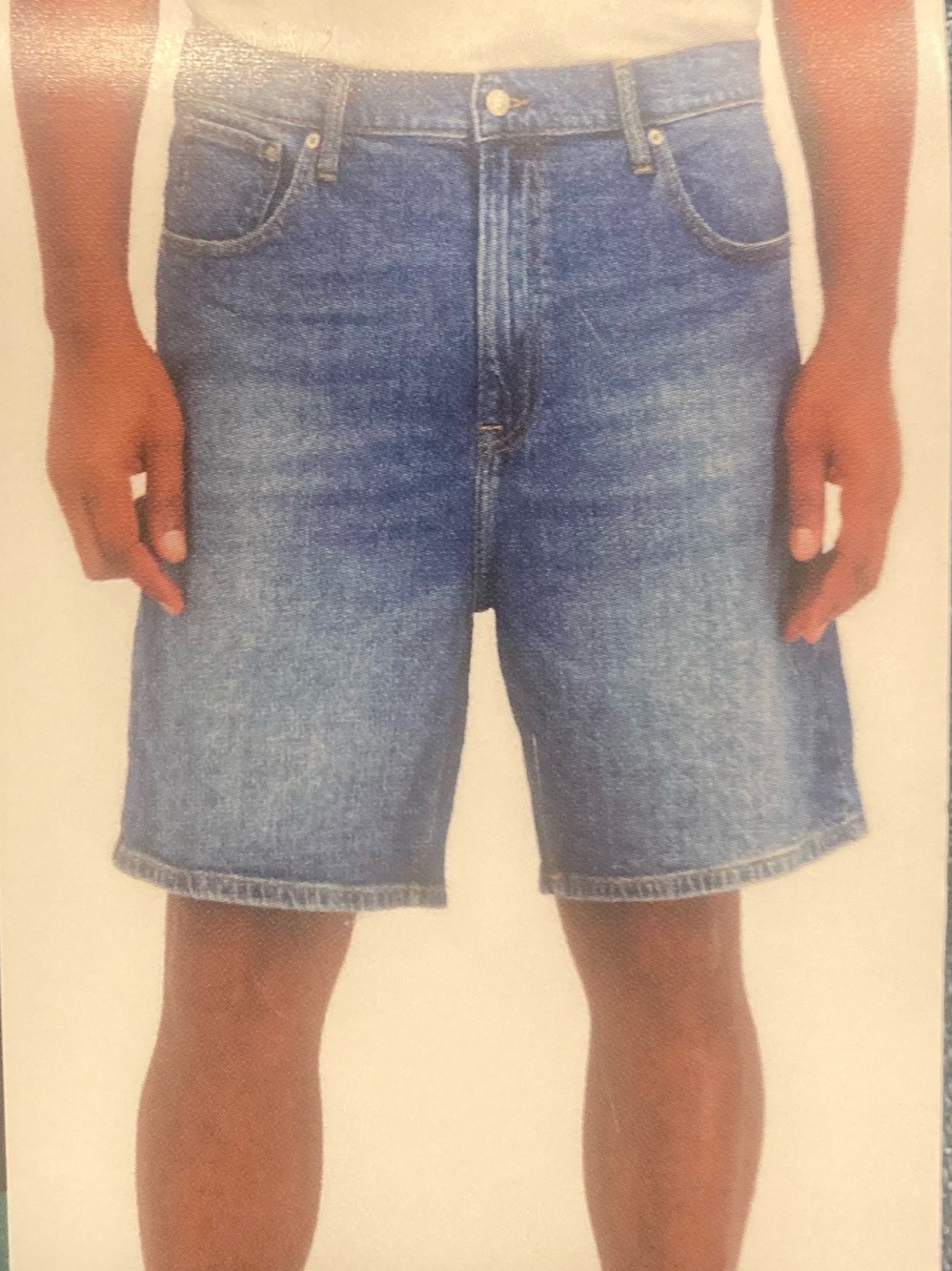 Lucky Brand Men’s 40w Loose Fit Blue Denim Shorts NWT, $99 MSRP